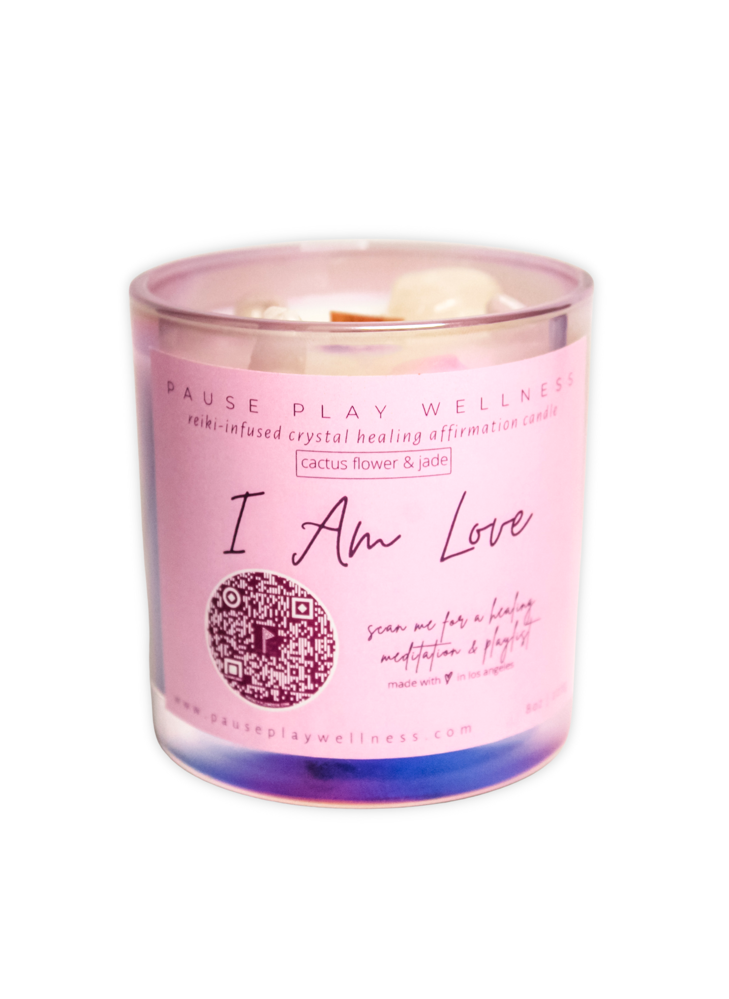 "I Am Love" - Heart Chakra Affirmation Candle